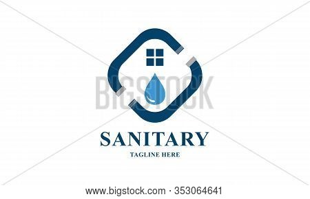 Sanitary Ware Logo Design Of Icon Vector Illustrations