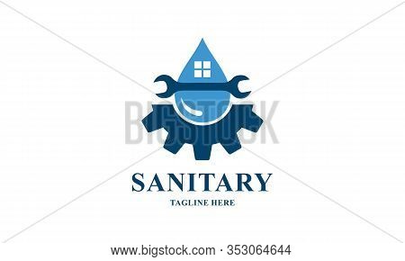 Sanitary Ware Logo Design Of Icon Vector Illustrations