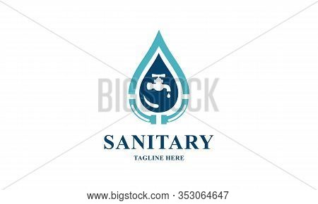 Sanitary Ware Logo Design Of Icon Vector Illustrations
