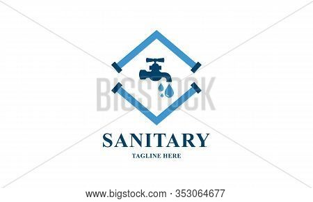 Sanitary Ware Logo Design Of Icon Vector Illustrations