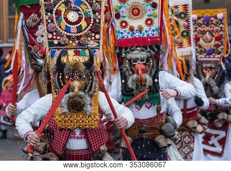 Moscow, Russia Feb 27, 2020: Moscow Maslenitsa Festival. Traditional National Celebration In Russian