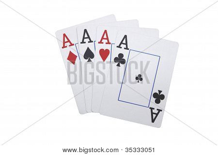 Four Of A Kind Of Aces