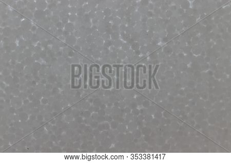 Styrofoam Or Polystyrene Texture Background From Close Up.