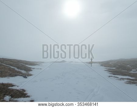 Winter Landscape Tennengebirge In Austrian Alps