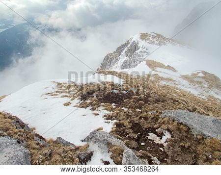 Winter Landscape Tennengebirge In Austrian Alps