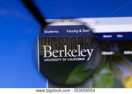 Los Angeles, California, Usa - 3 March 2020: University Of California Berkeley Ucb Website Homepage 