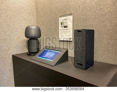 Orlando, Fl/usa -2/13/20:sonos Speakers On Display At Ikea.  Sonos Is An American Consumer Electroni