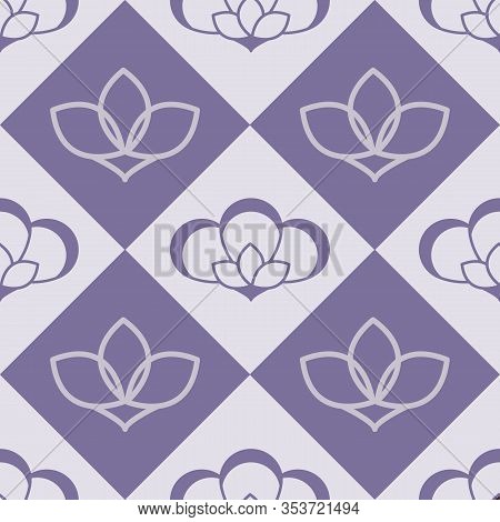 Flowers Nature Collection Illustration Seamless Pattern Background 02