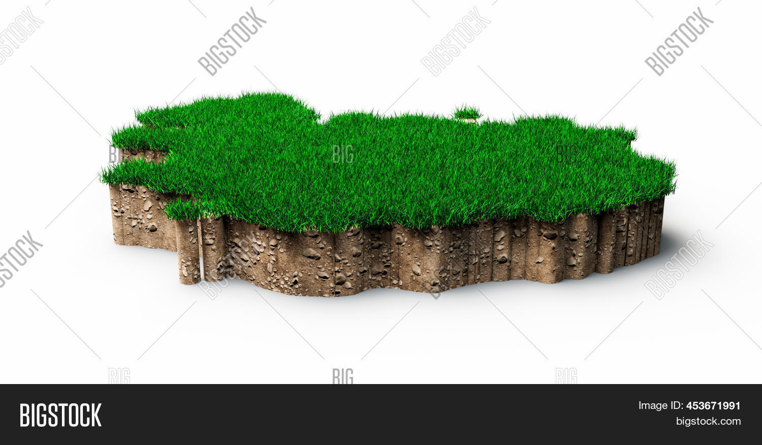 Iceland Map Soil Land Image & Photo (Free Trial) Bigstock