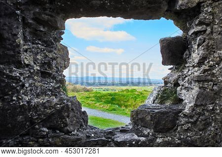 Rock Of Dunamase Castle Is A Historic Building That Is Located In Portlaoise, Ireland. Travel Place 