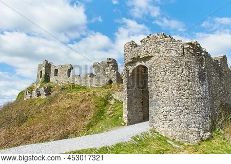 Rock Of Dunamase Castle Is A Historic Building That Is Located In Portlaoise, Ireland. Travel Place 