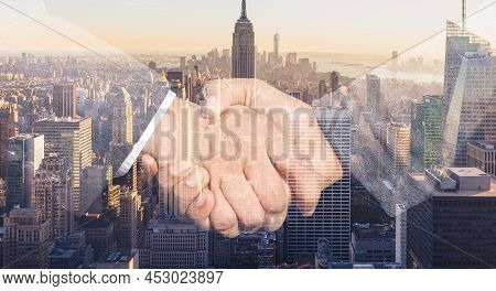 Business Concept Background, Unity And Teamwork Concept.