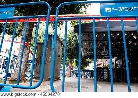 Tel Aviv, Israel - April 08, 2022 The Ilka Bar On Dizengoff Street, Scene Of The Palestinian Terror 