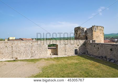 Slottet af Venosa. Basilicata. Italien.