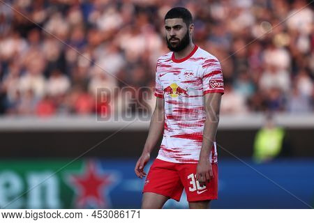 Bergamo, Italy. 14 April 20220. Josko Gvardiol Of Rb Leipzig  During During The Uefa Europa League Q