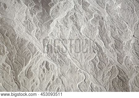 Geological Ground Patterns, Aerial View. Nazca, Peru.
