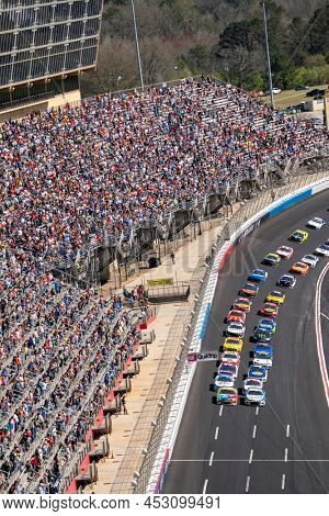 March 20, 2022 - Hampton, GA, USA: Kyle Busch takes to the track for the Folds of Honnor Quik Trip 500 at Atlanta Motor Speedway in Hampton, GA.