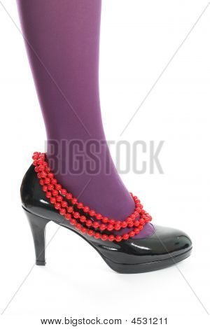 Perlen und Schuhe