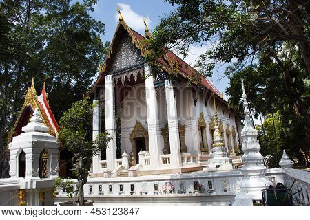 Ancient Architecture Antique Building Ubosot For Thai People Travelers Travel Visit Respect Praying