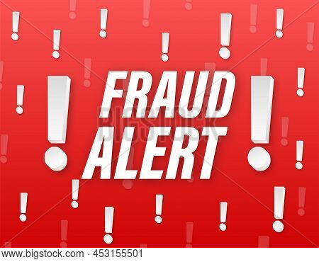 Fraud Alert. Security Audit, Virus Scanning, Cleaning, Eliminating Malware, Ransomware. Vector Stock