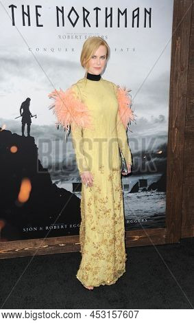 Nicole Kidman at the Los Angeles premiere of 'The Northman' held at the TCL Chinese Theatre in Hollywood, USA on April 18, 2022.
