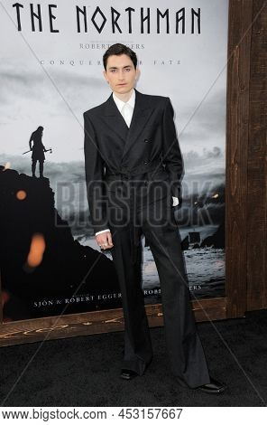 Gustav Lindh at the Los Angeles premiere of 'The Northman' held at the TCL Chinese Theatre in Hollywood, USA on April 18, 2022.
