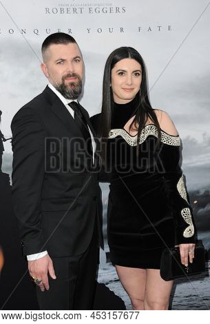 Robert Eggers and Alexandra Shaker at the Los Angeles premiere of 'The Northman' held at the TCL Chinese Theatre in Hollywood, USA on April 18, 2022.