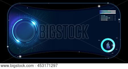 Virtual Reality Vr Glasses Metaverse View From The Digital Interface Surrounded By Holographic Data 