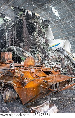 War Destroyed On Ukraine Airport By Russian Troops