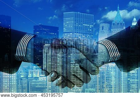 Business Concept Background, Unity And Teamwork Concept.