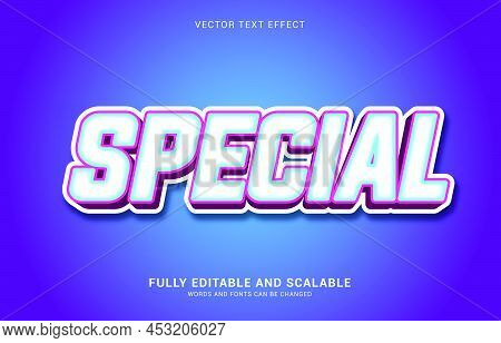Editable Text Effect, Special Style Can Be Use To Make Title