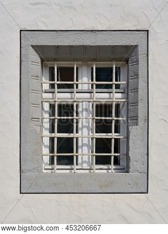 Single Window Of An Old Renovated House In The Old Town Of Wittenberg In Germany