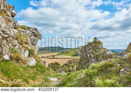 Rock Of Dunamase Castle Is A Historic Building That Is Located In Portlaoise, Ireland. Travel Place 