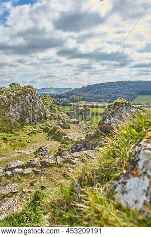 Rock Of Dunamase Castle Is A Historic Building That Is Located In Portlaoise, Ireland. Travel Place 