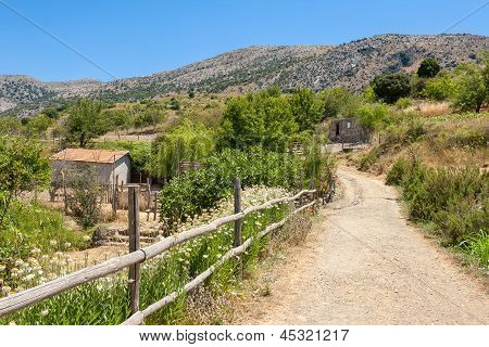 Kırsal. Crete, Yunanistan
