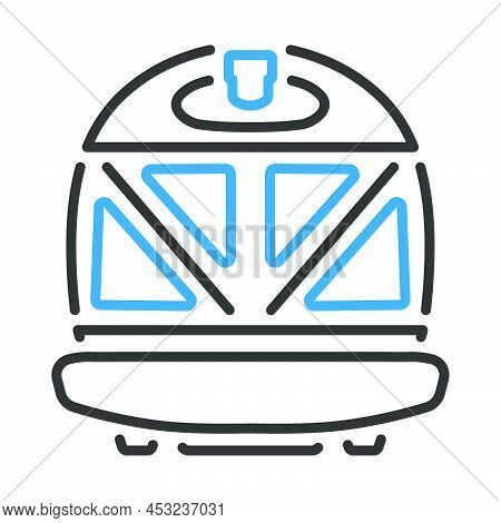 Kitchen Sandwich Maker Icon. Editable Bold Outline With Color Fill Design. Vector Illustration.