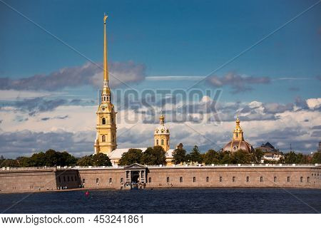 St. Petersburg, Russia. City View With Famous Landmarks
