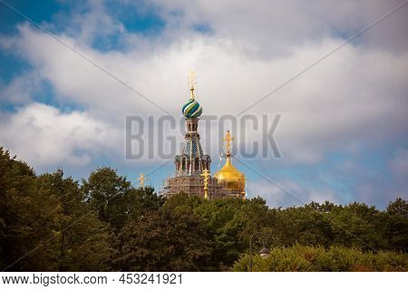 St. Petersburg, Russia. City View With Famous Landmarks