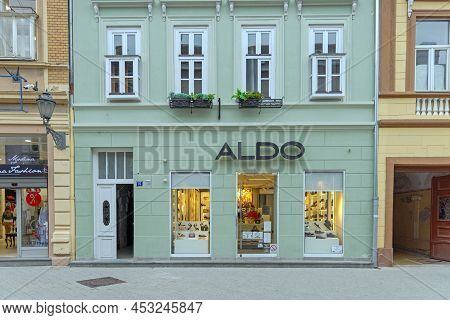 Novi Sad, Serbia - September 21, 2021: Italian Shoes Company Aldo Shop In Dunavska Street.