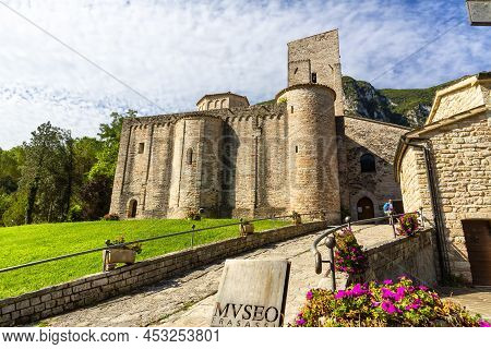 San Vittore Alle Chiuse. Roman Catholic Abbey And Church. The Edifice Is Known From The Year 1011. P