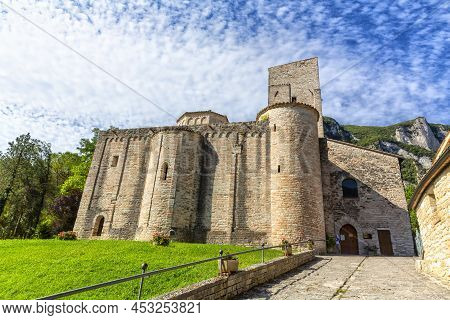 San Vittore Alle Chiuse. Roman Catholic Abbey And Church. The Edifice Is Known From The Year 1011. P