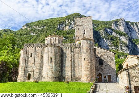 San Vittore Alle Chiuse. Roman Catholic Abbey And Church. The Edifice Is Known From The Year 1011. P