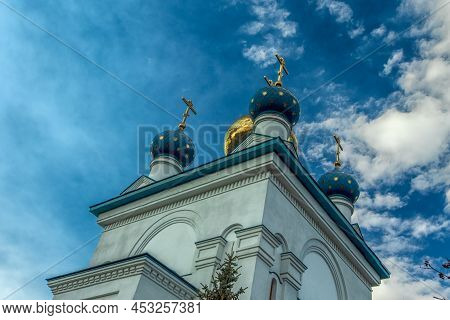 Epiphany Monastery. Temple Of The Icon Of The Mother Of God Assuage My Sorrows. Photo Taken In Chely