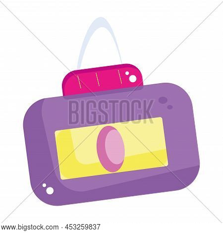 Isolated Paint Botte Icon School Supply Vector Illustration
