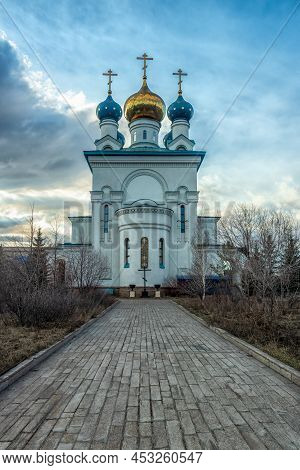 Epiphany Monastery. Temple Of The Icon Of The Mother Of God Assuage My Sorrows. Photo Taken In Chely