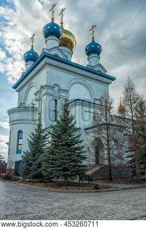Epiphany Monastery. Temple Of The Icon Of The Mother Of God Assuage My Sorrows. Photo Taken In Chely