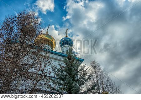 Epiphany Monastery. Temple Of The Icon Of The Mother Of God Assuage My Sorrows. Photo Taken In Chely