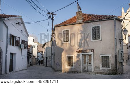 Trebinje, Bosnia And Herzegovina, March 2022 - Ancient Buildings In The Old Town Of Trebinje, Bosnia