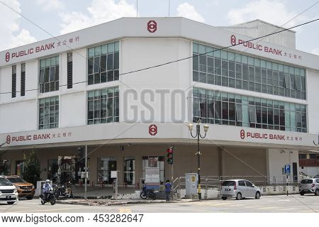 Seremban, Malaysia- Apr 16, 2022: Public Bank Berhad Branch In Seremban, Malaysia. The Bank Was Foun
