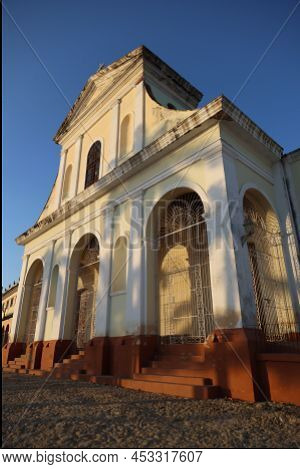 The Iglesia Parroquial De La Santisima Trinidad In Trinidad, Cuba. High Quality Photo